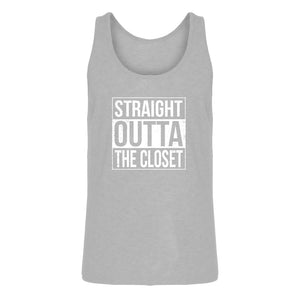 Mens Straight Outta the Closet Jersey Tank Top