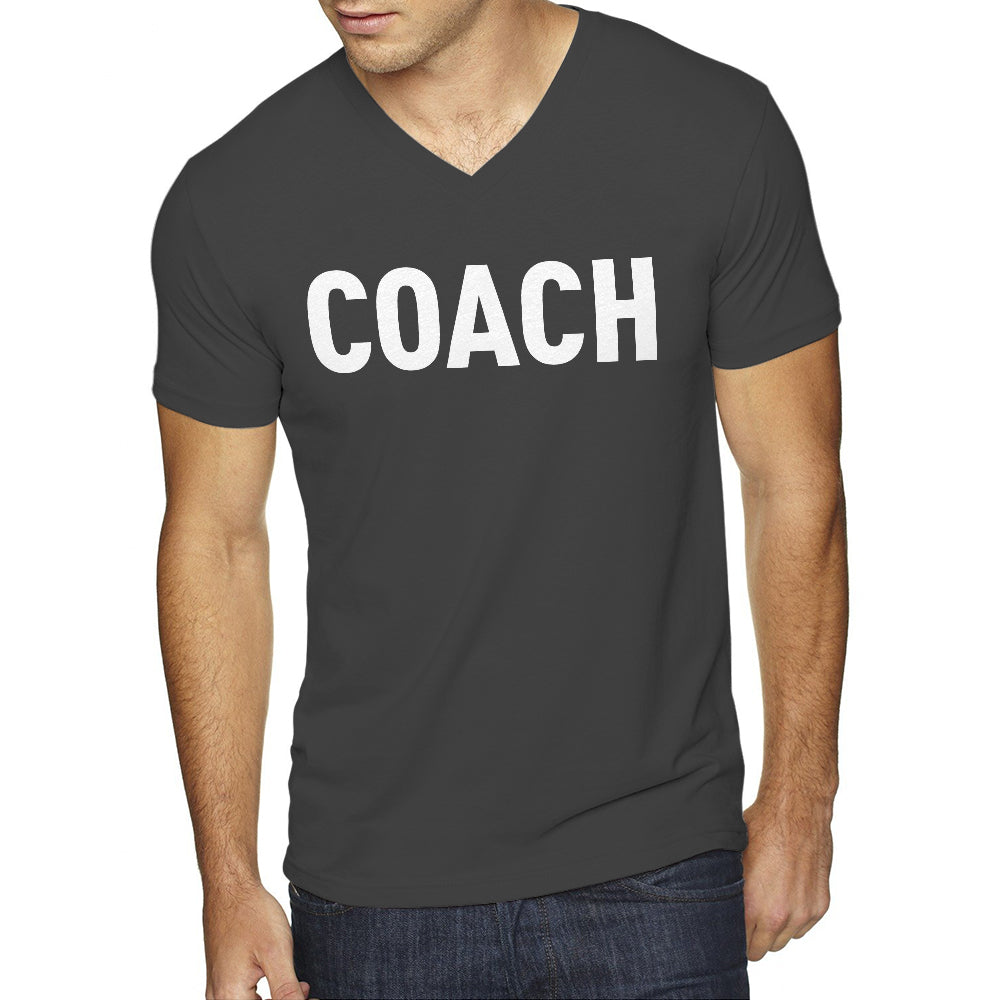 Mens Coach V-Neck T-shirt