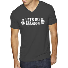Mens "Lets go, Brandon" V-Neck T-shirt