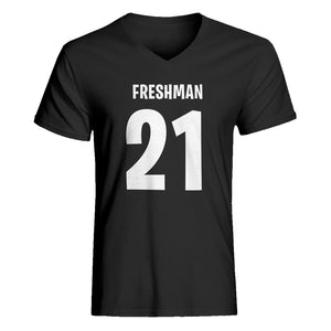 Mens Freshman 21 V-Neck T-shirt