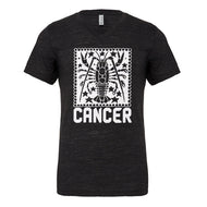 Mens Cancer Zodiac Astrology Vneck T-shirt