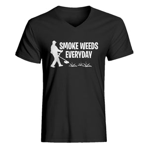 Mens Smoke Weeds Everyday V-Neck T-shirt