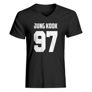 Mens Jung Kook 97 V-Neck T-shirt