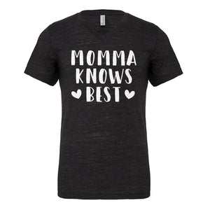 Mens Momma Knows Best Vneck T-shirt