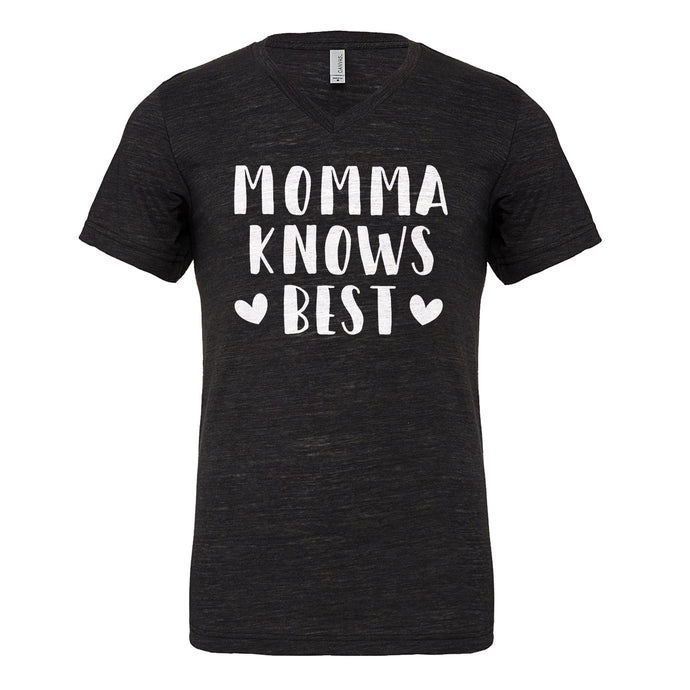 Mens Momma Knows Best Vneck T-shirt