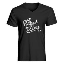 Mens Raised by Elves V-Neck T-shirt