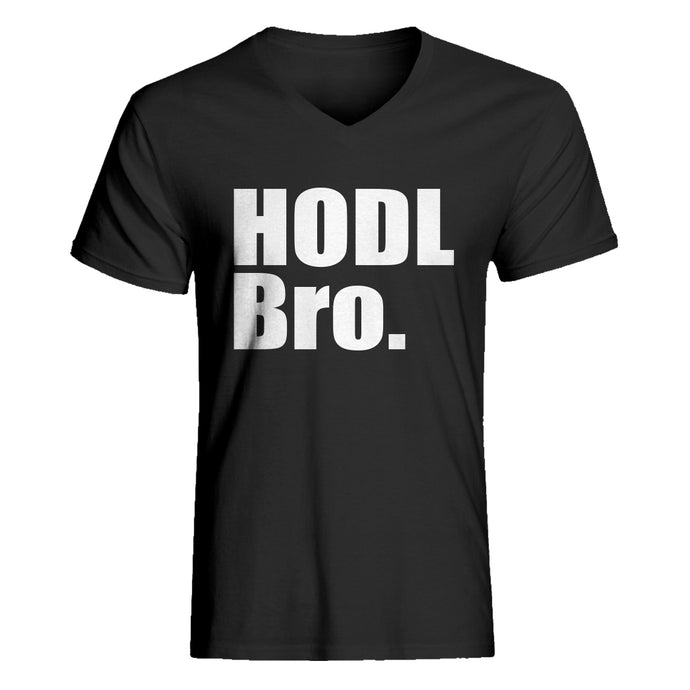 Mens HODL Bro Vneck T-shirt