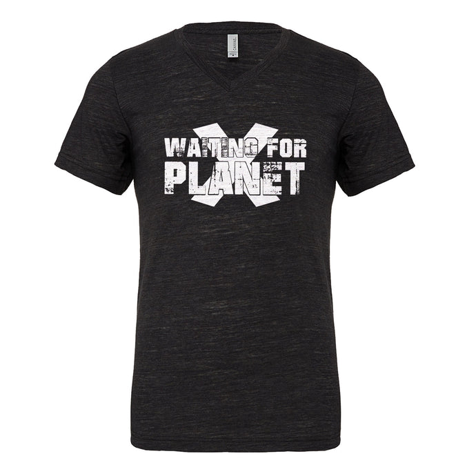 Mens Waiting for Planet X Vneck T-shirt
