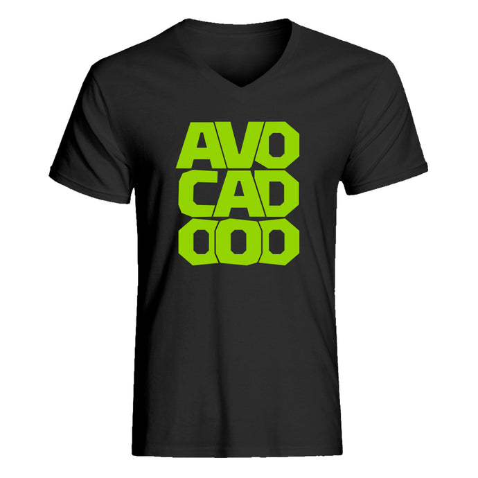 Mens Avocado Vneck T-shirt