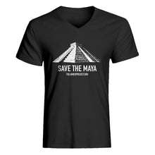 Mens Save the Maya V-Neck T-shirt