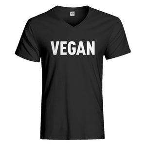 Mens Vegan Vneck T-shirt