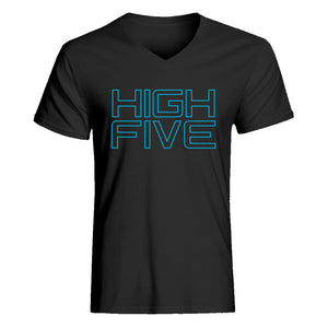 Mens High Five Vneck T-shirt