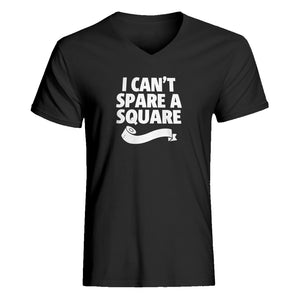 Mens I Can't Spare a Square V-Neck T-shirt