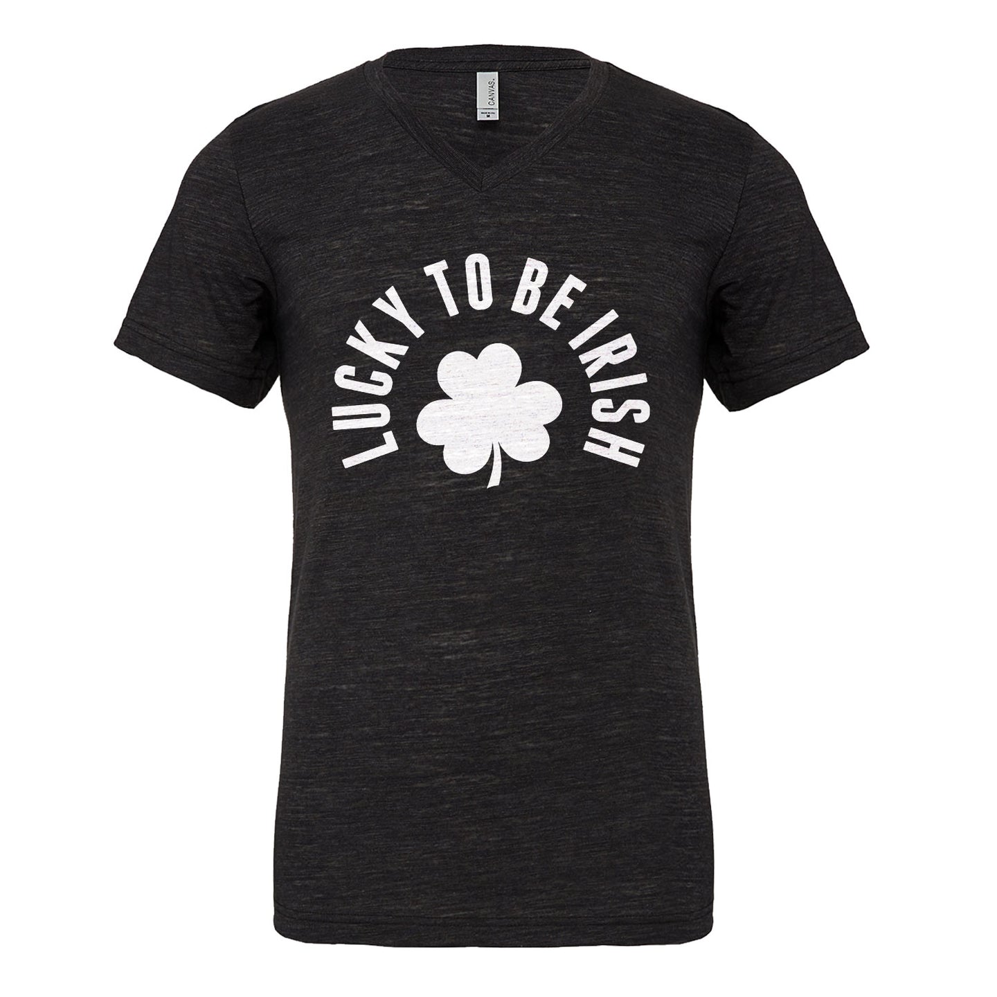 Mens Lucky to be Irish Vneck T-shirt