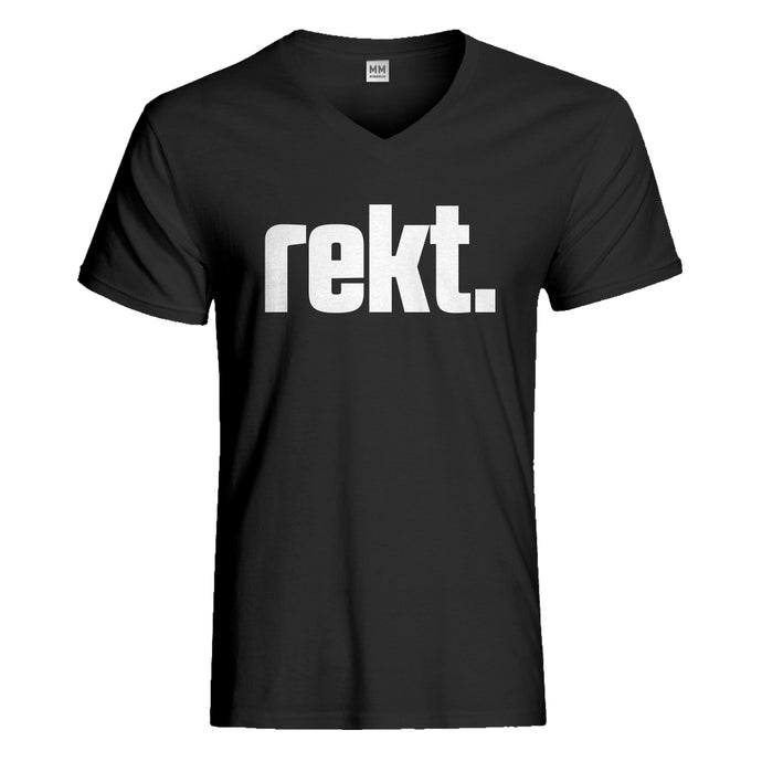 Mens REKT Vneck T-shirt