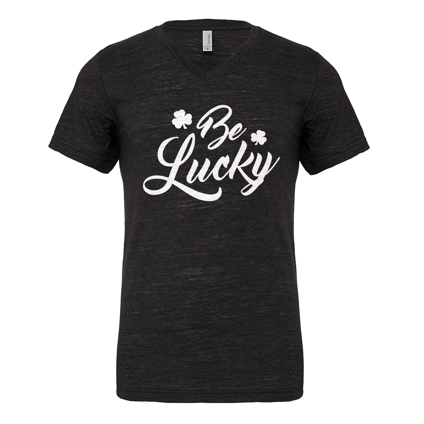 Mens Be Lucky Vneck T-shirt