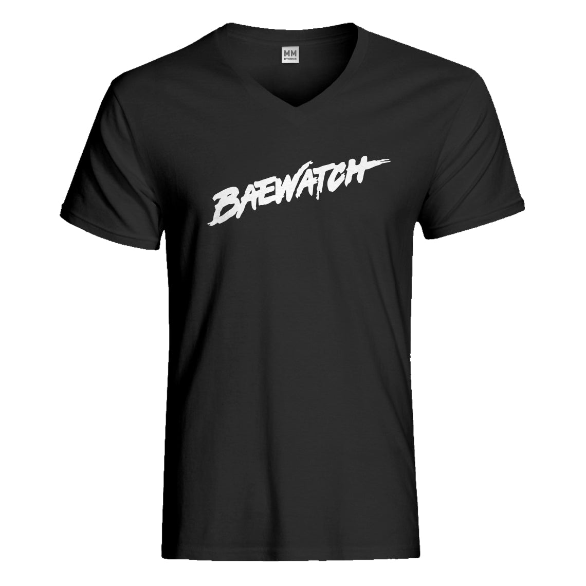 Mens Baewatch Vneck T-shirt
