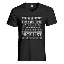 Mens Im on the Nice List Vneck T-shirt