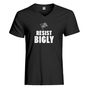 Mens Resist Bigly Vneck T-shirt