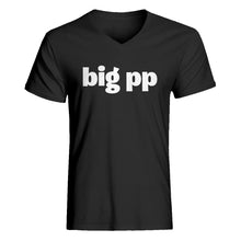Mens big pp V-Neck T-shirt