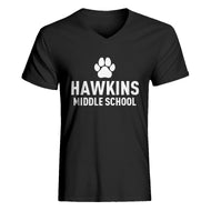 Mens Hawkins Middle School V-Neck T-shirt