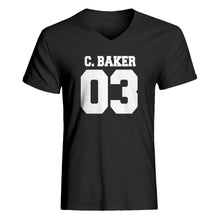 Mens C. BAKER 03 V-Neck T-shirt
