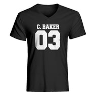 Mens C. BAKER 03 V-Neck T-shirt