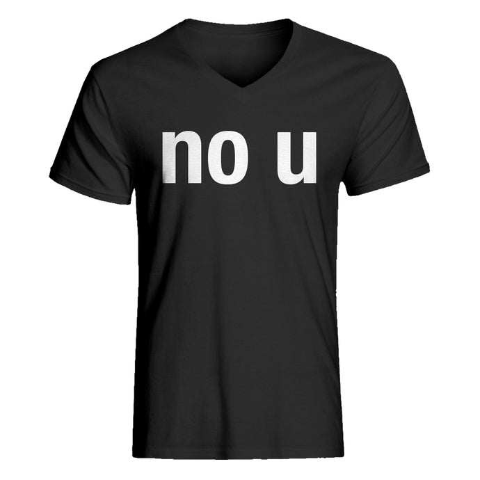Mens No U V-Neck T-shirt