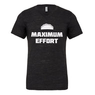 Mens Maximum Effort Taco Vneck T-shirt