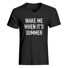 Mens Wake me When its Summer V-Neck T-shirt