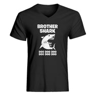 Mens Brother Shark V-Neck T-shirt
