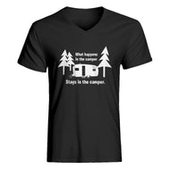 Mens What Happens in the Camper V-Neck T-shirt