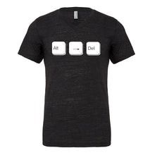 Alt Right Delete Mens Vneck Short Sleeve T-shirt