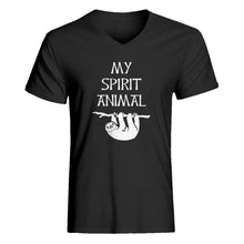 Mens Sloth is my Spirit Animal V-Neck T-shirt