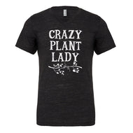 Mens Crazy Plant Lady Vneck T-shirt