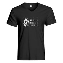 Mens No Sign of Intelligent Life Vneck T-shirt
