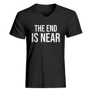 Mens The End is Near V-Neck T-shirt