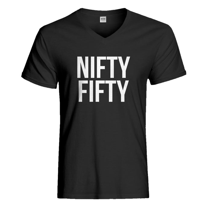 Mens Nifty Fifty Vneck T-shirt
