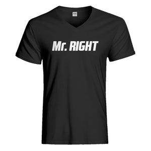 Mens Mr. Right Vneck T-shirt