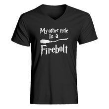 Mens My Other Ride is a Firebolt V-Neck T-shirt