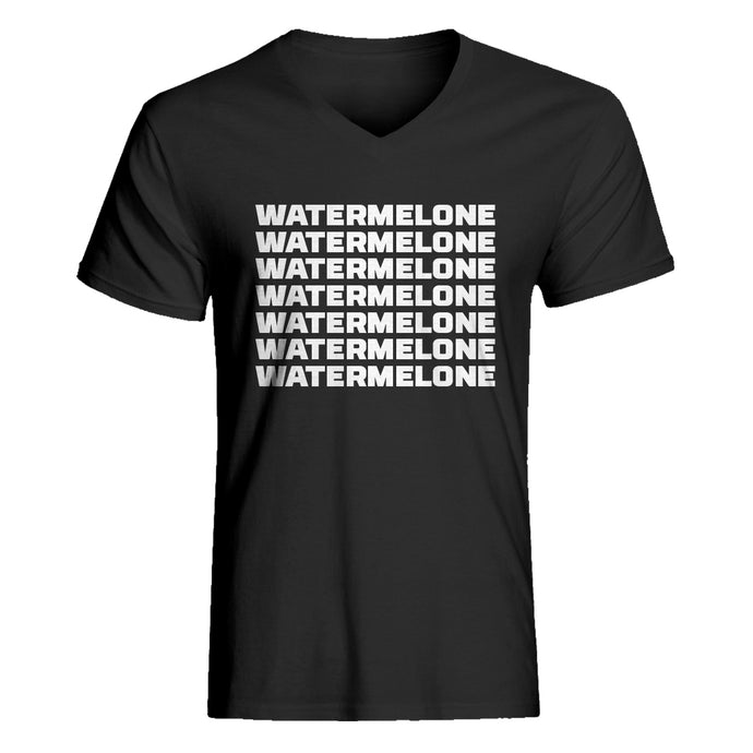 Mens Watermelone Vneck T-shirt