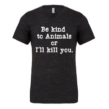 Mens Be Kind to Animals Vneck T-shirt