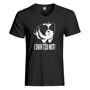 Mens I Shih Tzu Not Vneck T-shirt