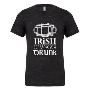 Mens Irish I Were Drunk Vneck T-shirt