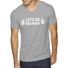 Mens "Lets go, Brandon" V-Neck T-shirt