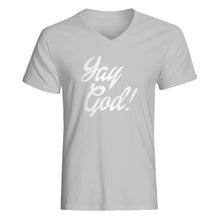 Mens Yay God V-Neck T-shirt