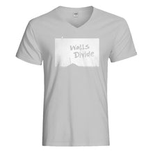 Mens Walls Divide Vneck T-shirt