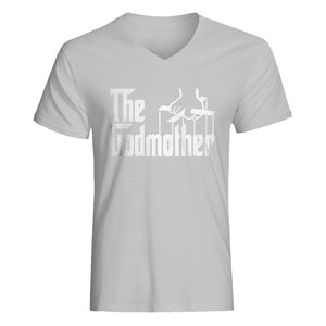 Mens The Godmother V-Neck T-shirt