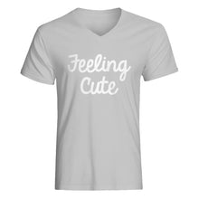 Mens Feeling Cute V-Neck T-shirt