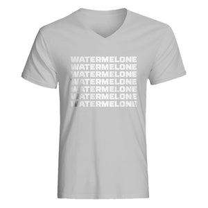 Mens Watermelone Vneck T-shirt